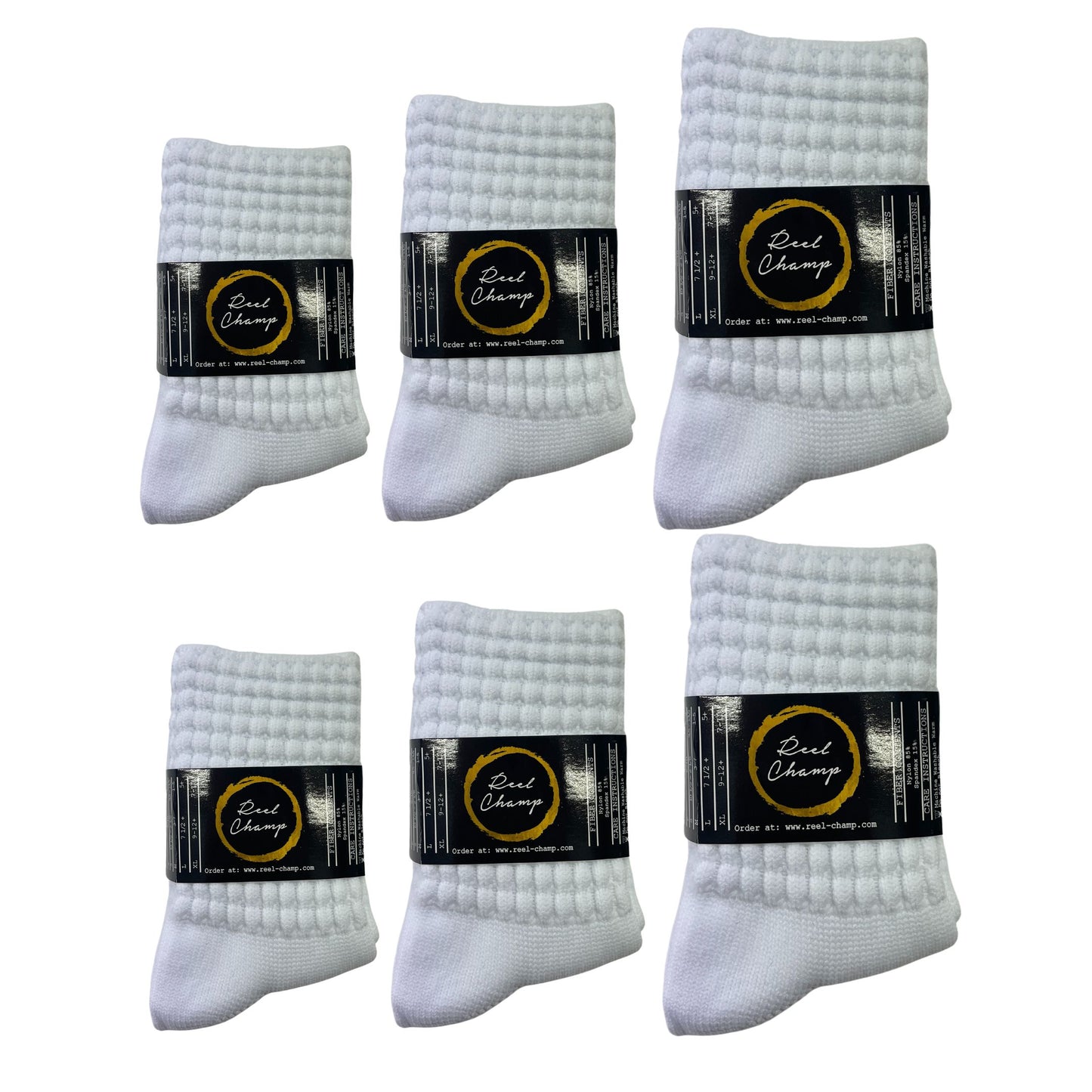 Sock bundle - Reel Champ Ankle Length Plain