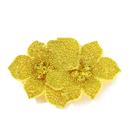 Rhinestone Flower Hair Clip