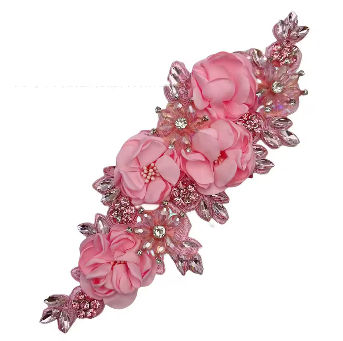 Flower & Crystal Headpiece