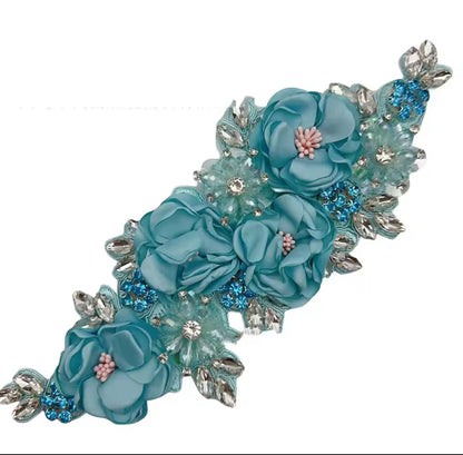 Flower & Crystal Headpiece