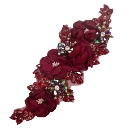 Flower & Crystal Headpiece