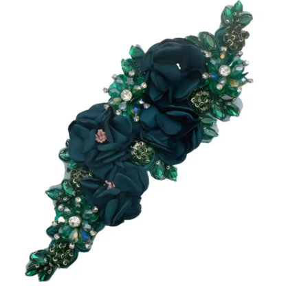 Flower & Crystal Headpiece