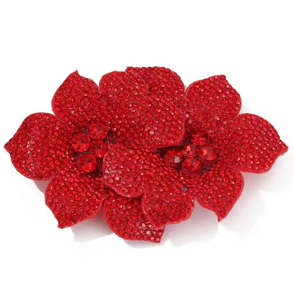 Rhinestone Flower Hair Clip