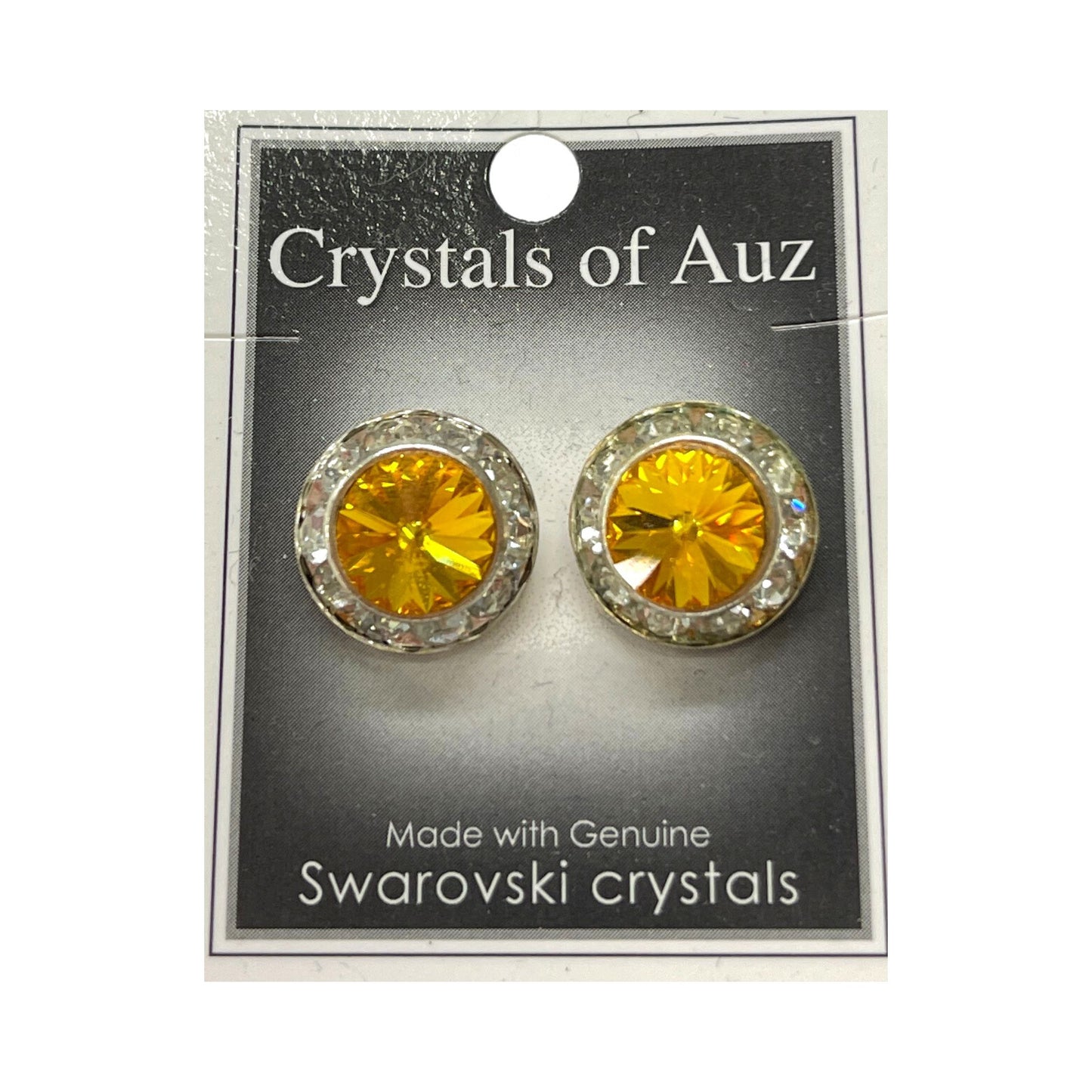 18mm Stud Earring - Crystals of Auz