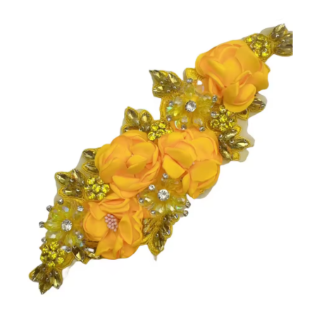 Flower & Crystal Headpiece