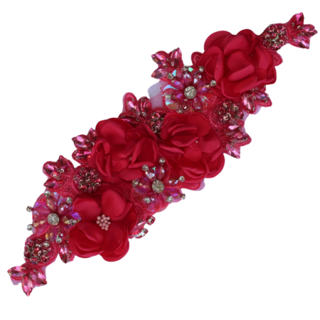 Flower & Crystal Headpiece