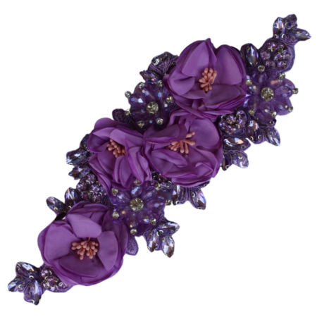 Flower & Crystal Headpiece