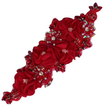 Flower & Crystal Headpiece
