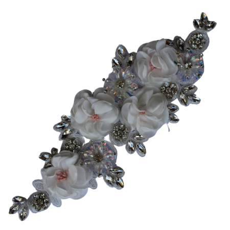 Flower & Crystal Headpiece